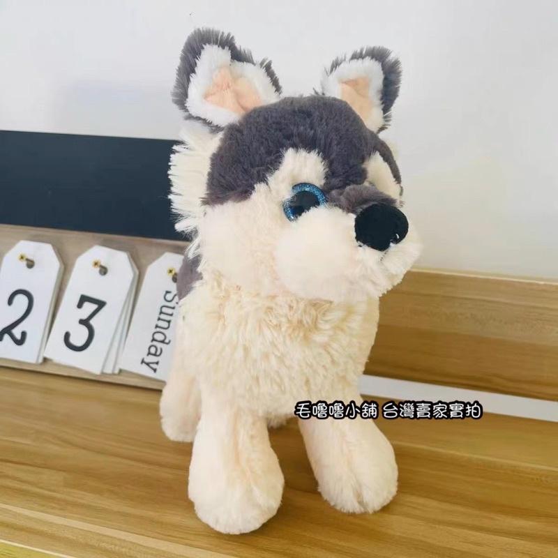 台灣現貨❤️仿真哈士奇娃娃抱枕 雪橇犬-細節圖8