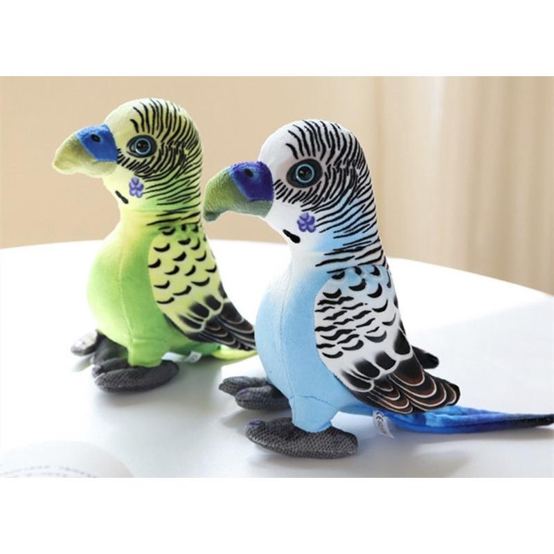 台灣現貨❤️2隻500元🦜精美仿真鸚鵡娃娃 公仔 擺設-八哥 金剛鸚鵡 灰鸚鵡-細節圖8