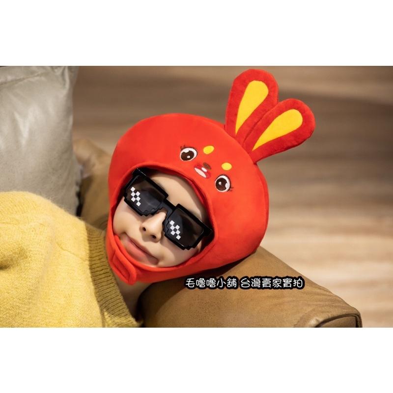 台灣現貨❤️兔年必備吉祥過年兔子頭套兔子帽子醒獅帽子拜年必備-細節圖6