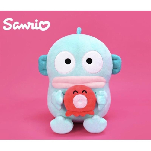 台灣正版授權現貨❤️Sanrio 人魚漢頓娃娃抱章魚公仔抱枕 HANGYODON三麗鷗