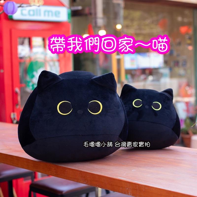 台灣現貨❤️超萌小黑貓咪抱枕靠墊-細節圖3