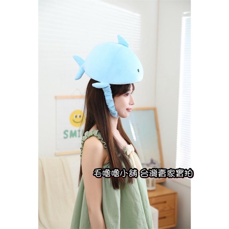 台灣現貨❤️非常律師禹英禑同款白鱀豚帽子 保暖帽 鯨豚帽 萬聖節 海豚帽子 鯨魚帽子-細節圖6