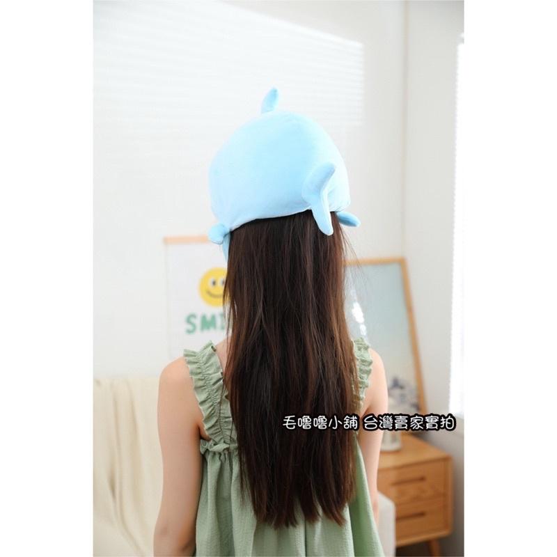 台灣現貨❤️非常律師禹英禑同款白鱀豚帽子 保暖帽 鯨豚帽 萬聖節 海豚帽子 鯨魚帽子-細節圖7