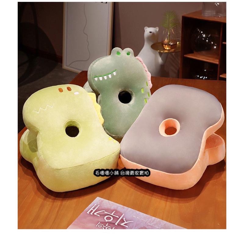 台灣現貨❤️雙面涼感冰絲叢林動物午睡枕 趴睡枕 椅子靠墊 小學生午睡枕-細節圖5