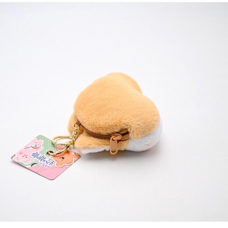 台灣現貨❤️可愛嘟嘟臉零錢包鑰匙圈掛件吊飾 嘟嘟豬 嘟嘟狗 嘟嘟兔-細節圖8