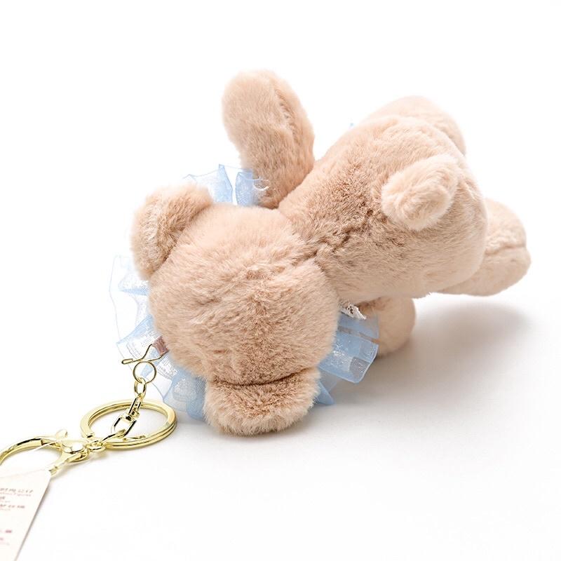 台灣現貨-超柔萌蘿莉塔女僕扮裝香味小熊鑰匙圈掛飾吊飾掛件娃娃-細節圖7