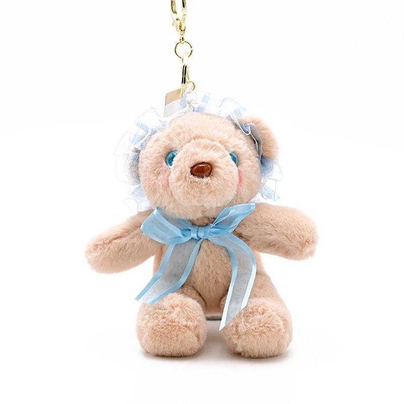 台灣現貨-超柔萌蘿莉塔女僕扮裝香味小熊鑰匙圈掛飾吊飾掛件娃娃-細節圖8