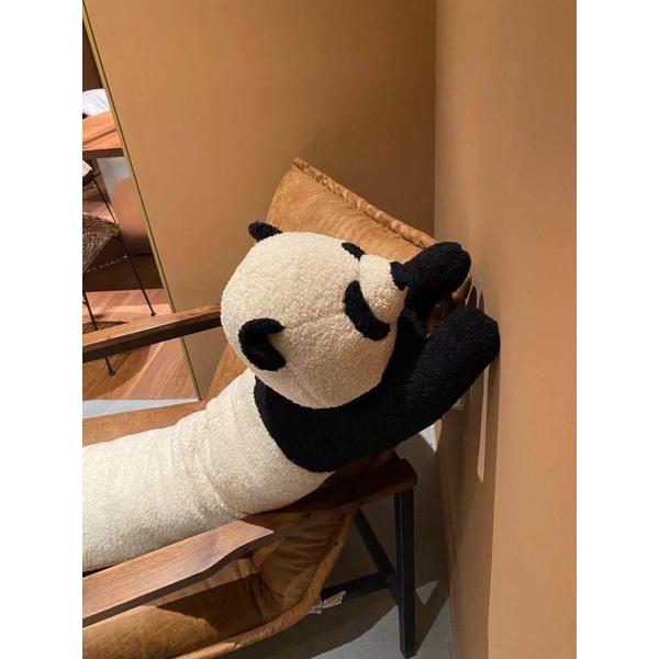 台灣現貨實拍-多款北歐風懶藍貓臘腸狗太陽花抱枕長條抱枕娃娃主子的好朋友-可當哺乳枕月亮枕柴犬狐狸哈士奇熊貓藍手厭世貓-細節圖5