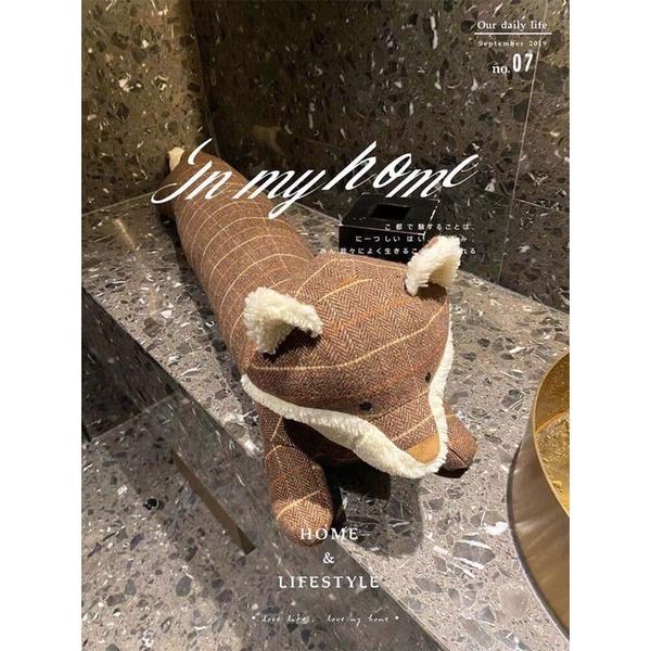 台灣出貨-北歐風格長條臘腸狗 哈士奇 柴犬 小狐狸 懶藍貓 長條抱枕娃娃-細節圖9