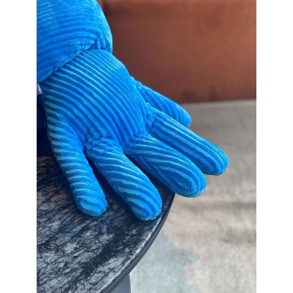 台灣出貨實拍-歐美風時尚160公分搞怪多用途藍色男朋友手臂手掌圍巾抱枕-萬聖節 聖誕交換禮物冬天必備-細節圖7