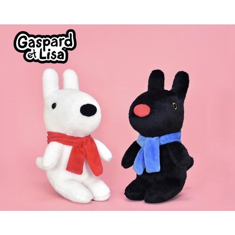 台灣正版授權-麗莎與卡斯柏繪本頭型抱枕娃娃午睡毯吊飾掛件鑰匙圈-細節圖4