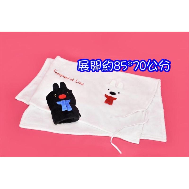 台灣正版授權-麗莎與卡斯柏繪本頭型抱枕娃娃午睡毯吊飾掛件鑰匙圈-細節圖6