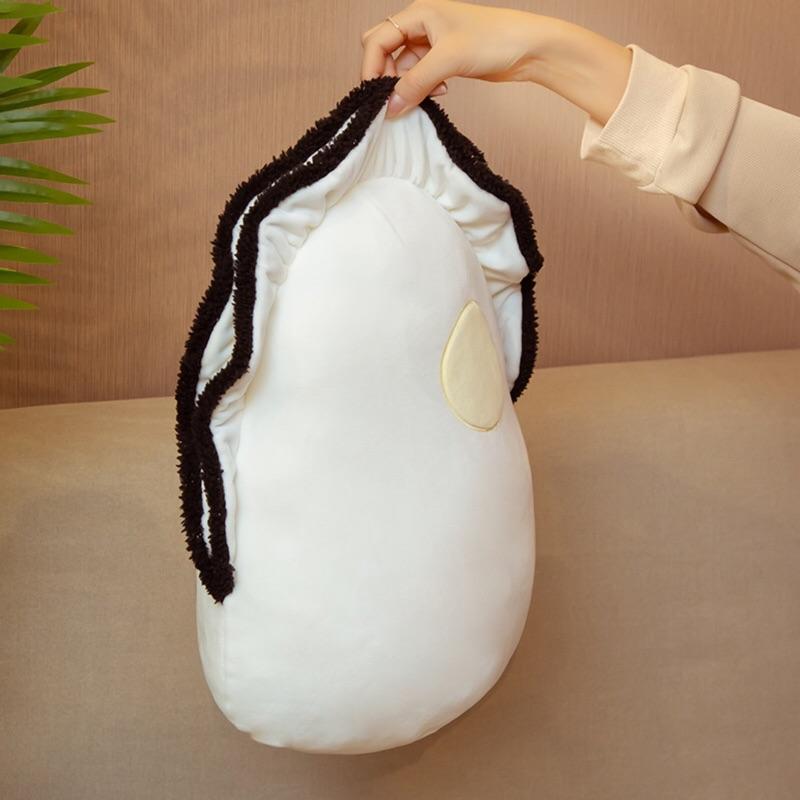 台灣現貨❤️YOU+MORE同款日本人最想抱的海鮮第一名羽絨棉仿真牡蠣生蠔抱枕仿真食物抱枕交換禮物-毛嚕嚕小舖-細節圖7