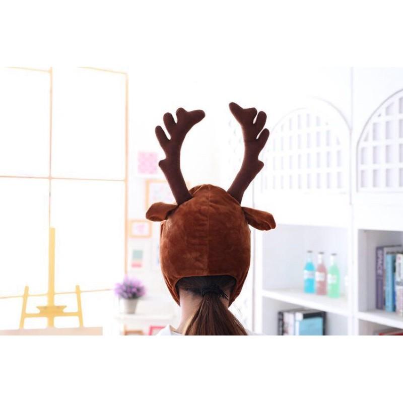 台灣出貨❤️聖誕麋鹿造型頭套帽子-聖誕表演舞會交換禮物直播必備-細節圖4