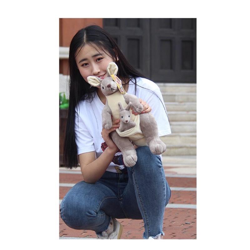 台灣出貨-仿真母子袋鼠娃娃公仔-細節圖6