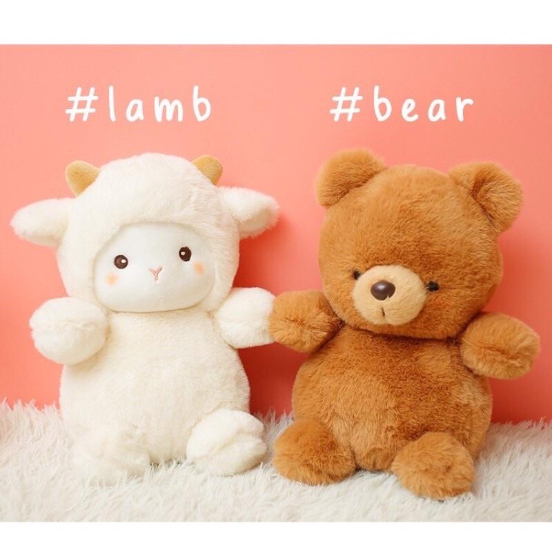 台灣現貨❤️超萌安撫陪睡娃娃吊飾掛件-熊熊 大象 小羊 黃色小鴨 小雞娃娃抱枕玩偶吊飾比小海馬好用唷！-細節圖9