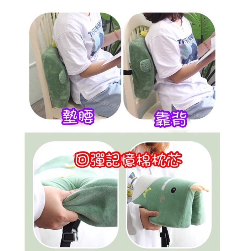 台灣現貨破盤出清價❤️在家工作久坐護腰神器卡通動物水果記憶棉椅背靠墊坐墊辦公椅腰靠背靠-細節圖8