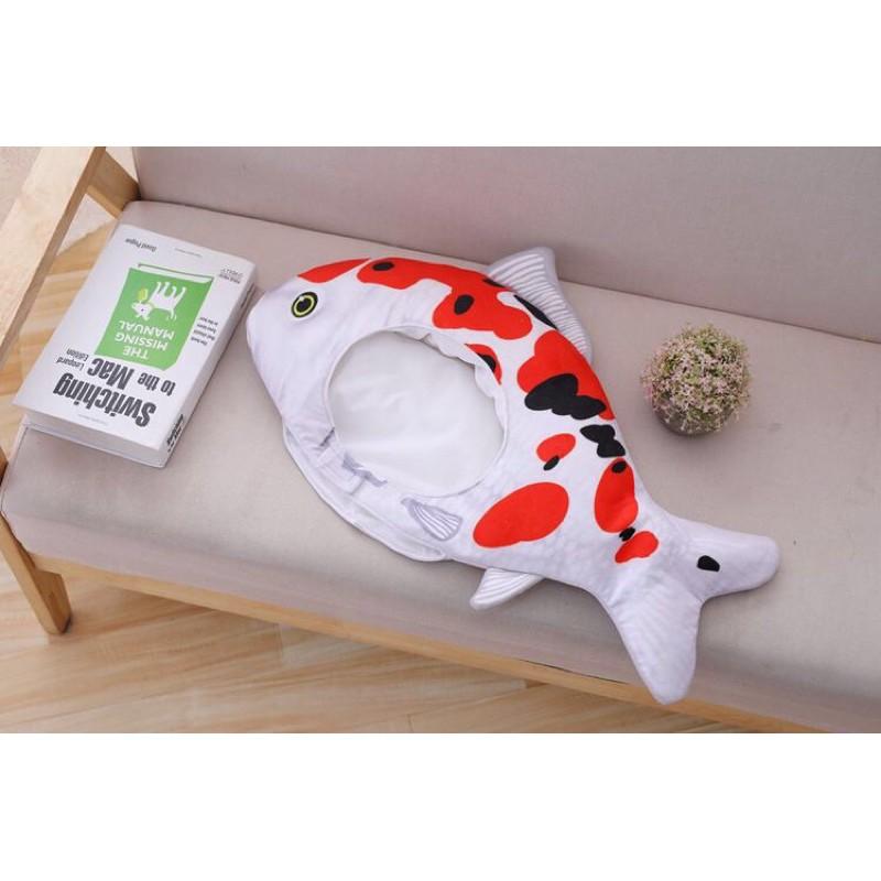 毛嚕嚕小舖-抖音直播神器鯉魚頭套-聖誕過年尾牙角色扮演鯉魚旗鯉魚飄-細節圖7