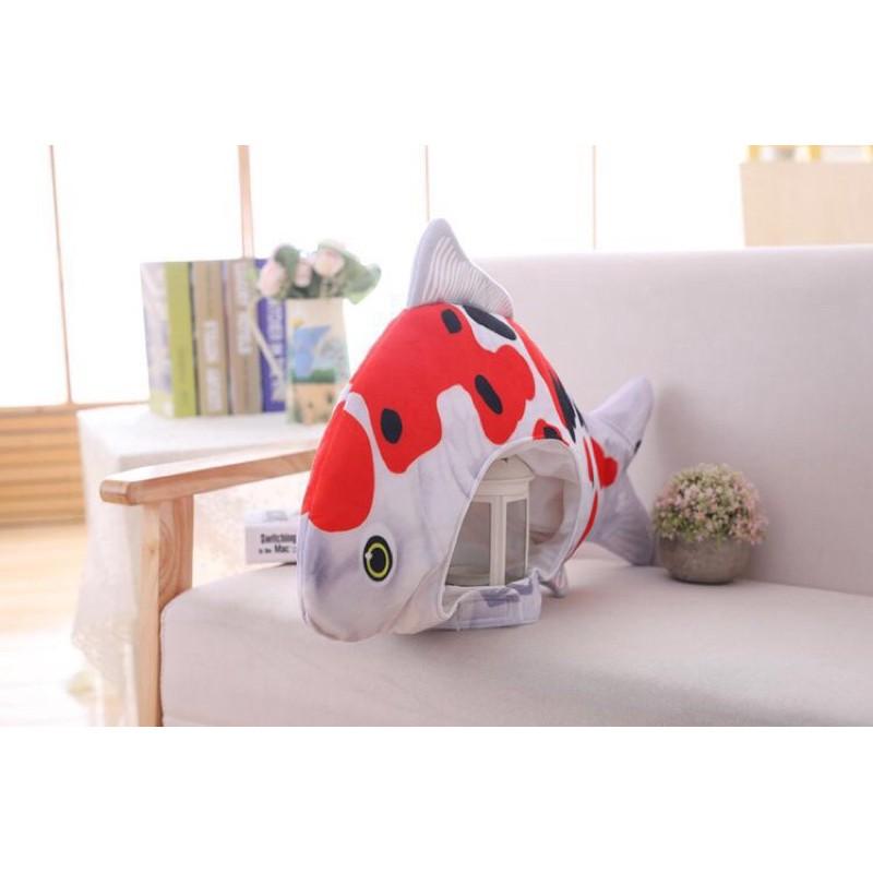 毛嚕嚕小舖-抖音直播神器鯉魚頭套-聖誕過年尾牙角色扮演鯉魚旗鯉魚飄-細節圖8