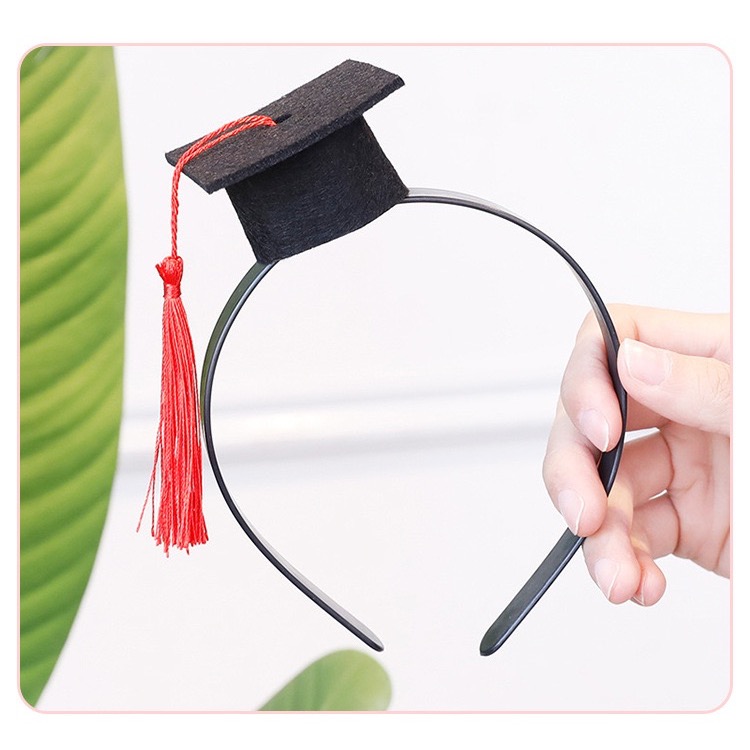 畢業帽/學士帽髮箍髮夾裝飾品 畢業小物 謝師宴裝飾-細節圖9