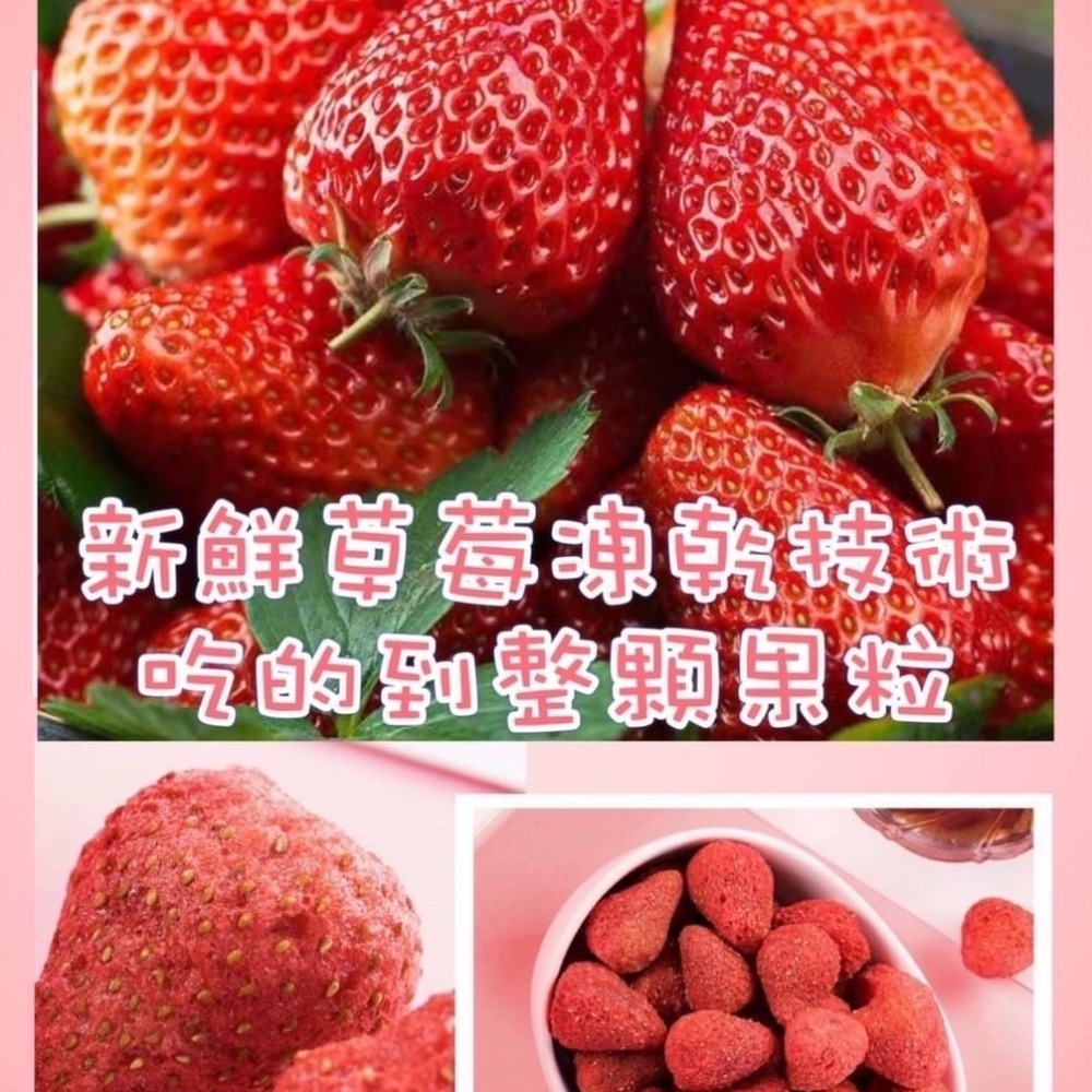草莓凍乾《韓國草莓》100g-細節圖2