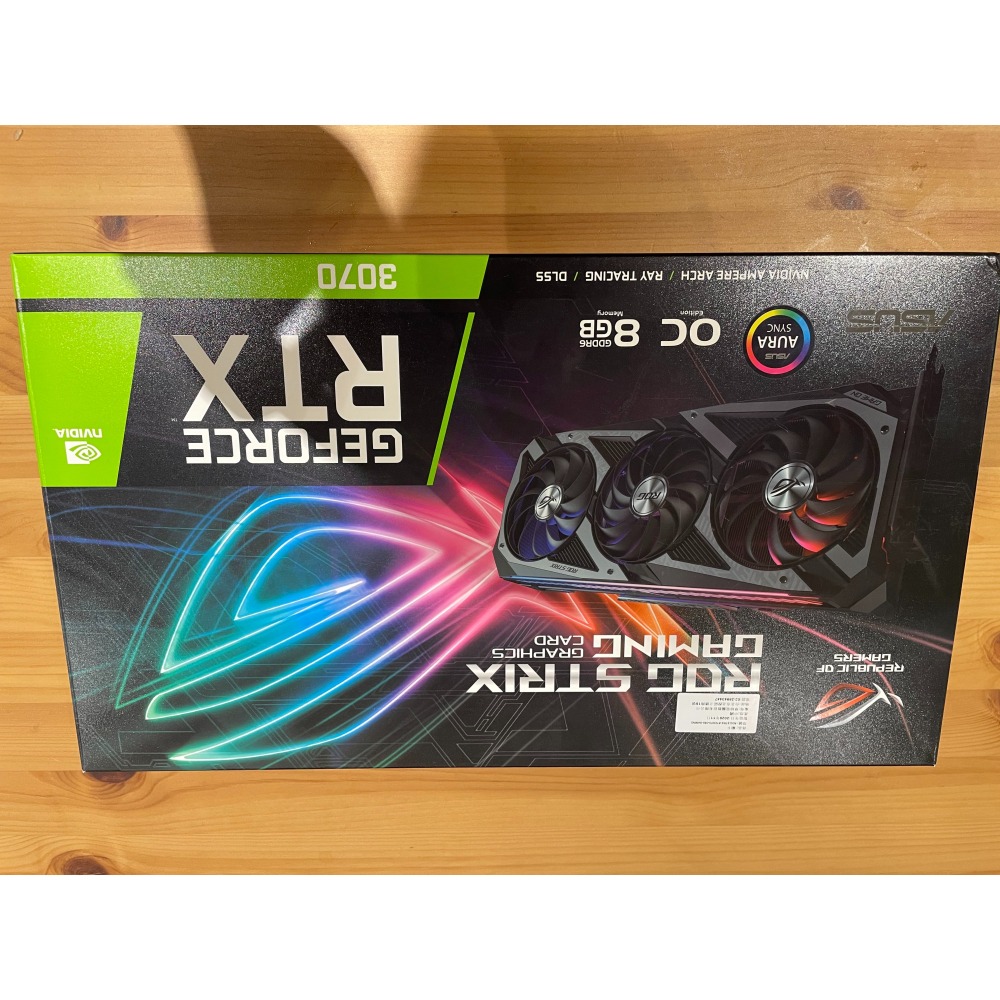 ASUS ROG RTX3070 O8G GAMING 優質二手顯示卡-細節圖2