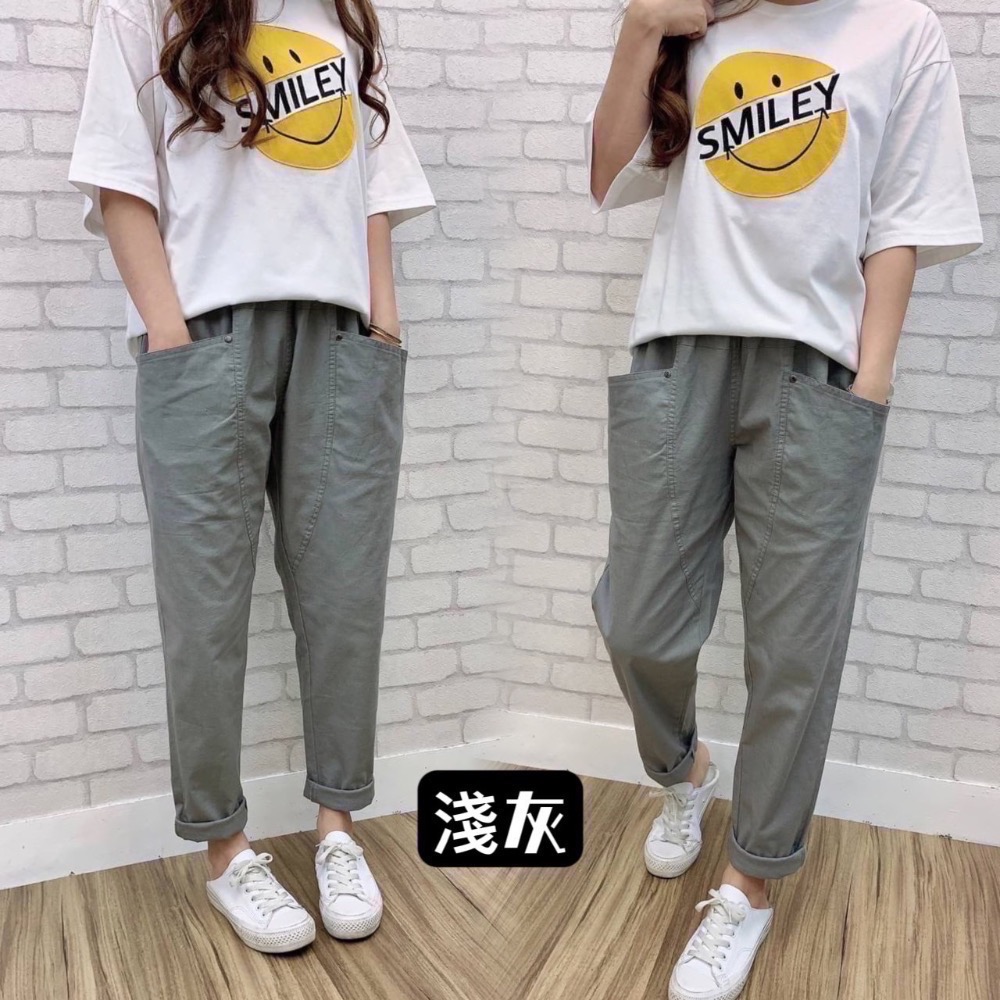 A060現貨-爆款韓版老爺褲、哈倫褲，S-2XL👌包色款、回購率💯💯-細節圖6