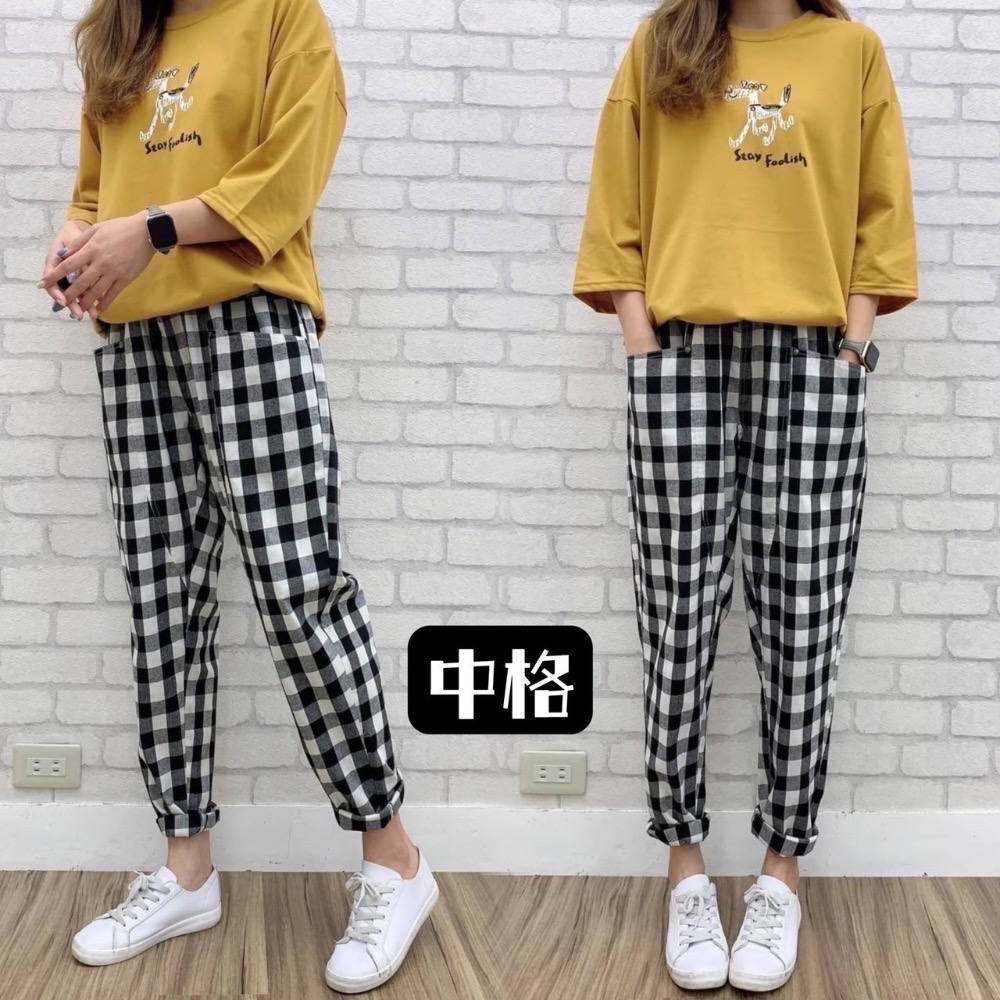 A060現貨-爆款韓版老爺褲、哈倫褲，S-2XL👌包色款、回購率💯💯-細節圖7