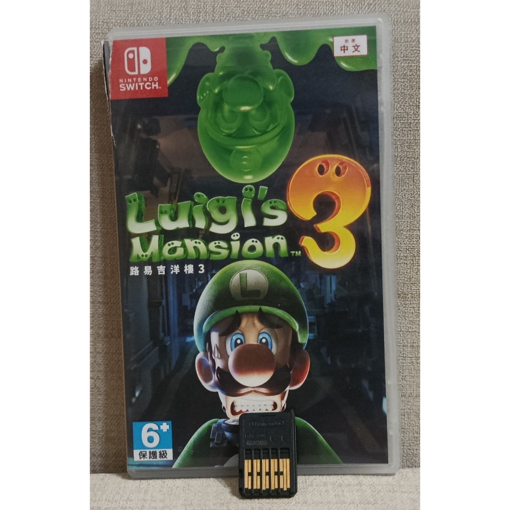 NS  路易吉洋樓3  二手遊戲  Switch-細節圖2