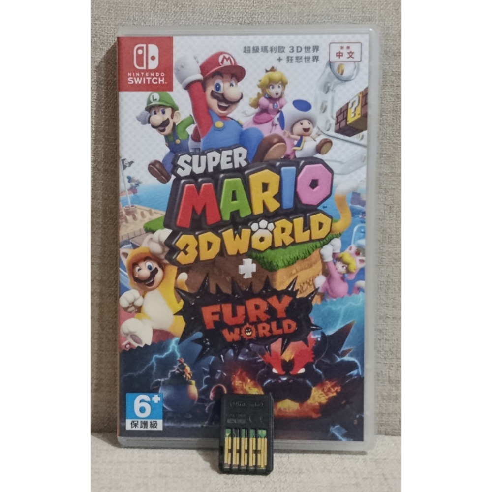NS  超級瑪利歐3D世界+狂怒世界  二手遊戲  Switch-細節圖2
