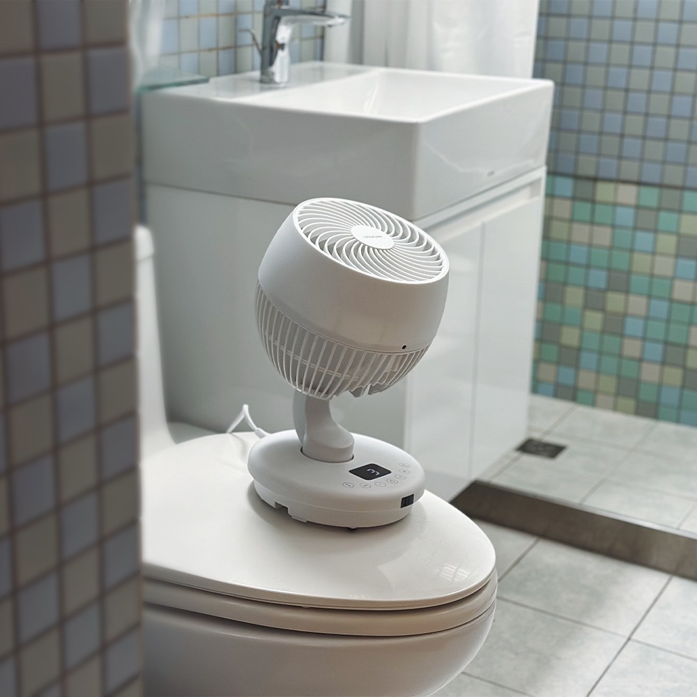 【日本KOIZUMI】鵝頸颶風智能循環扇 KCF-G541(灰/白)-細節圖5