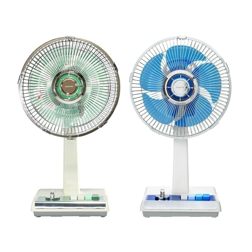 【7-ELEVEN 門市團購】【日本 KOIZUMI】-昭和復古風扇(小)綠白款-細節圖2