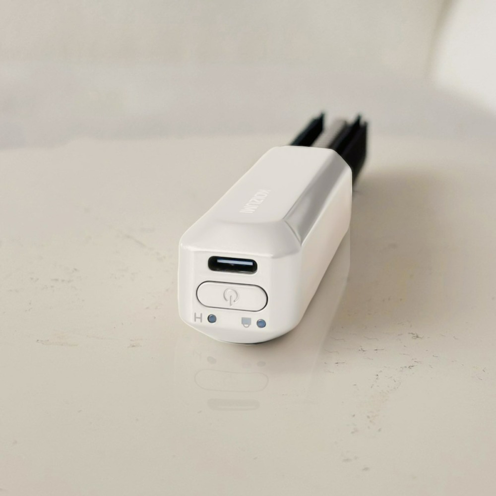 【原廠公司貨】台日熱銷缺貨款 日本KOIZUMI小泉成器 mini瀏海梳 KHR-G420(白/粉/黑任選)-細節圖8