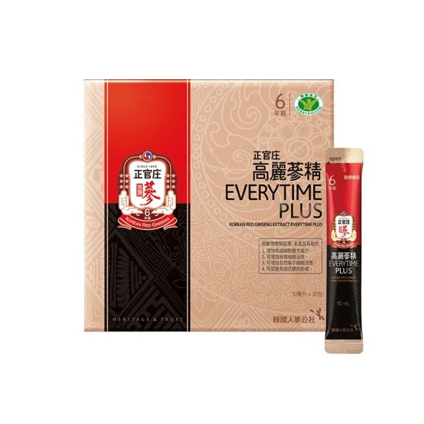 正官庄高麗蔘精EVERYTIME(10mlX30入) 附提袋【全成藥妝】-細節圖3