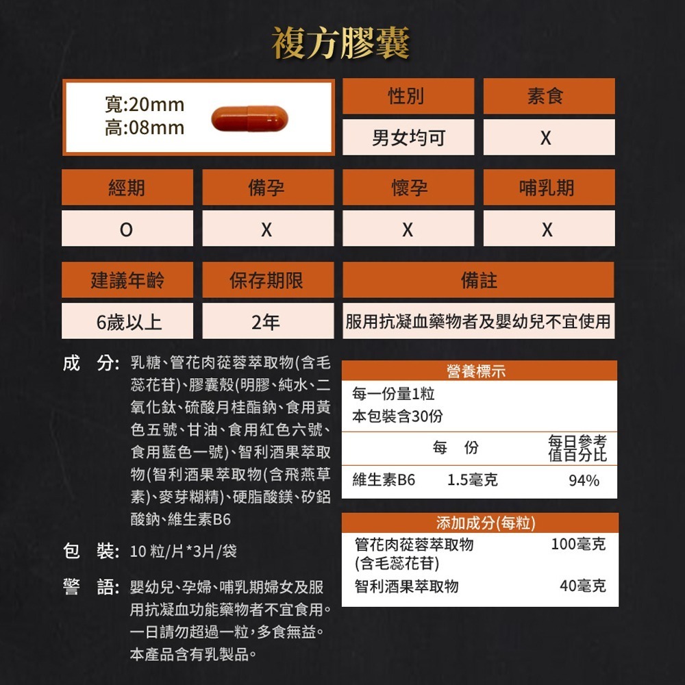 杏國蓉易明葉黃素複方膠囊30日份(杏輝) 【全成藥妝】-細節圖6