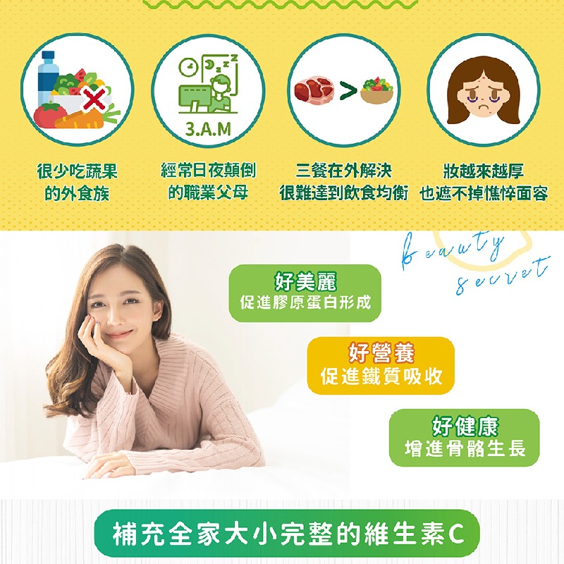 斯斯 維他命C口含錠60錠(250mg)【全成藥妝】-細節圖9