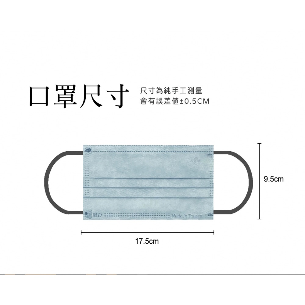 宏瑋成人滿版醫療用口罩50入(內含5色)(夢幻仙境) 成人口罩 醫療口罩【全成藥妝】-細節圖5