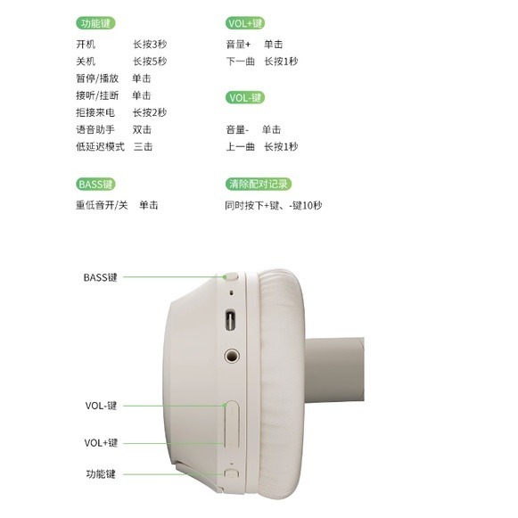 QCY H2 Pro頭戴式 真無線藍牙耳機 藍牙5.3藍牙耳機 降噪超長續航待機跑步高音質-細節圖6