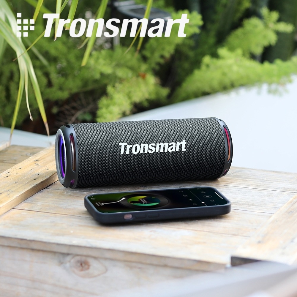 Tronsmart T7 Lite双频立体聲藍牙喇叭 超便攜戶外喇叭 蓝牙5.3強勁低音 防水喇叭燈光音箱 戶外音響-細節圖9