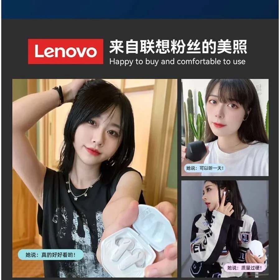 Lenovo聯想 GM2Pro 藍牙 耳機 無線耳機 游戲 耳機 運動耳機 耳機高音質運動型游戲電競蘋果華為通用-細節圖9