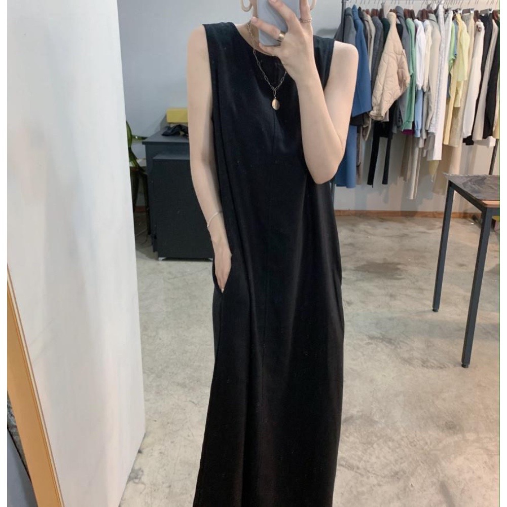 LYS-連身式微露背全長背心-細節圖2