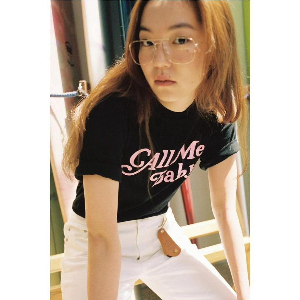 ᴷᴼᴿᴱᴬ 🇰🇷 甜美休閒字母短袖T恤-細節圖3