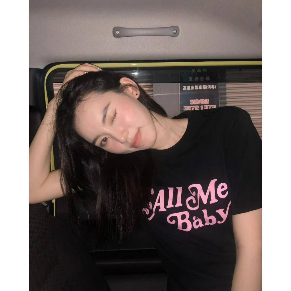 ᴷᴼᴿᴱᴬ 🇰🇷 甜美休閒字母短袖T恤-細節圖4