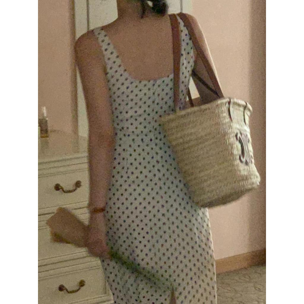 ᴷᴼᴿᴱᴬ 🇰🇷無袖點點設計長洋-細節圖5