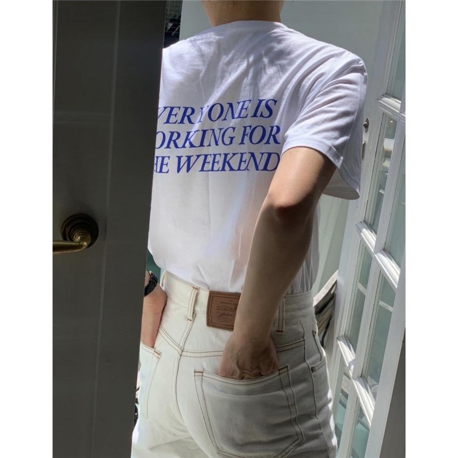 ᴷᴼᴿᴱᴬ 🇰🇷韓系簡約風印花T-細節圖5