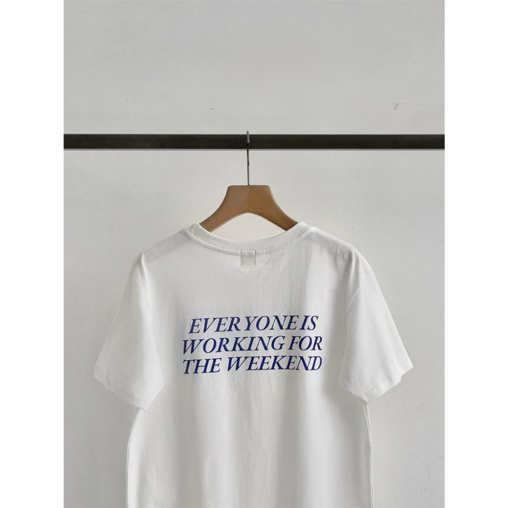 ᴷᴼᴿᴱᴬ 🇰🇷韓系簡約風印花T-細節圖6