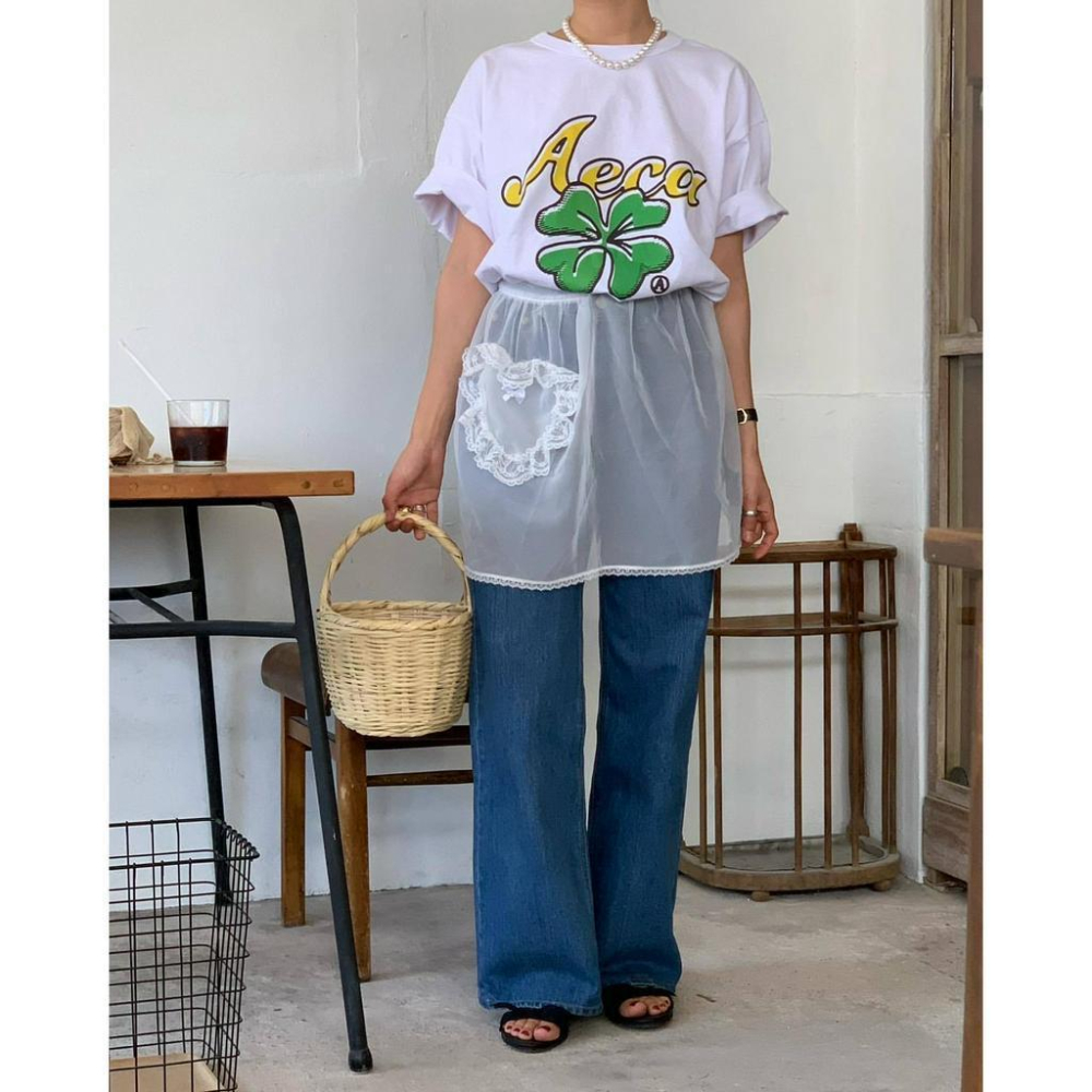 ᴷᴼᴿᴱᴬ 🇰🇷 幸運草短袖T恤-細節圖2