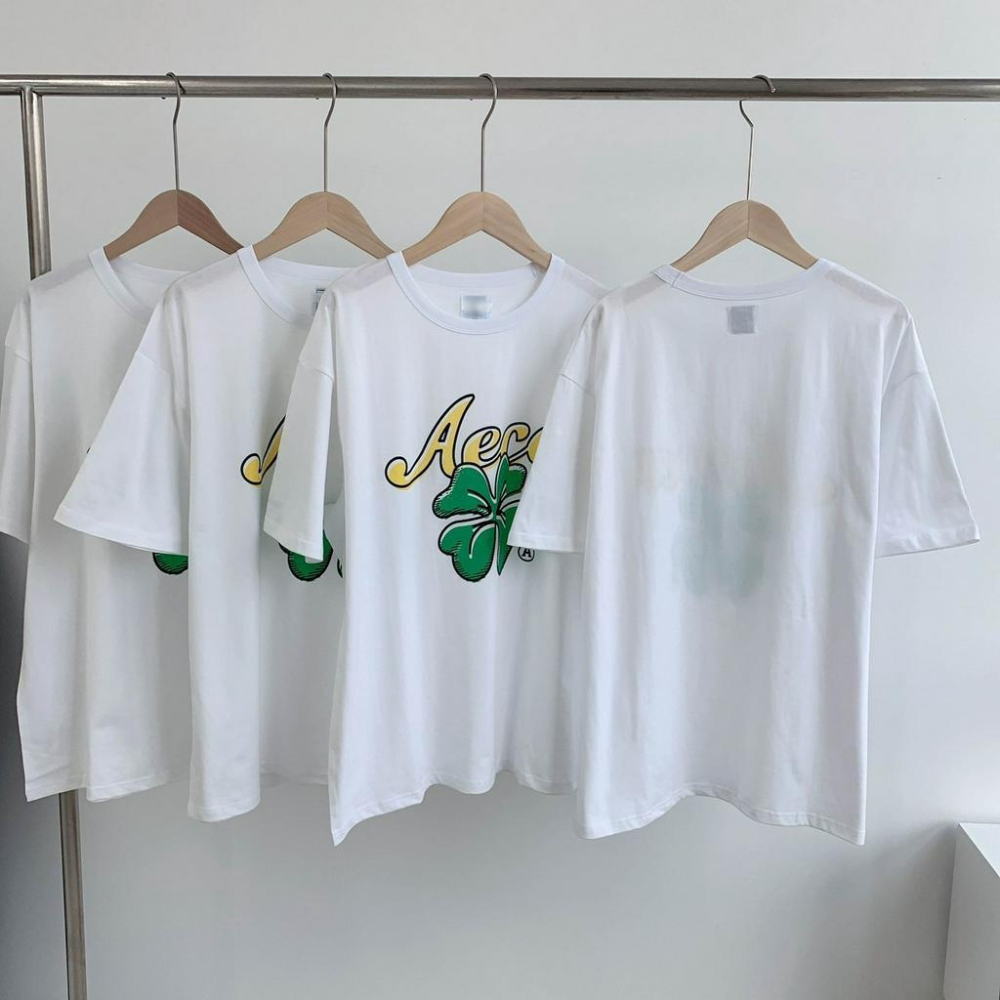 ᴷᴼᴿᴱᴬ 🇰🇷 幸運草短袖T恤-細節圖6