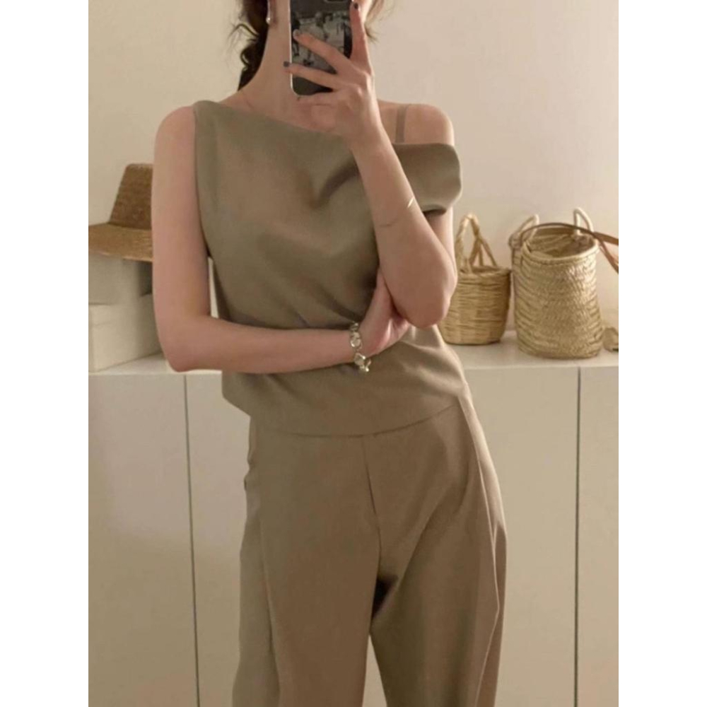 ᴷᴼᴿᴱᴬ 🇰🇷 維納斯女神優雅設計款西裝褲-細節圖2