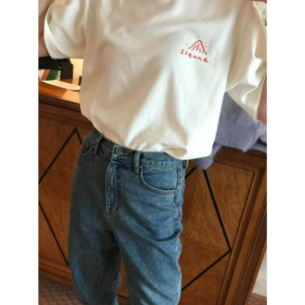 ᴷᴼᴿᴱᴬ 🇰🇷 字母前後印花短袖T恤-細節圖3